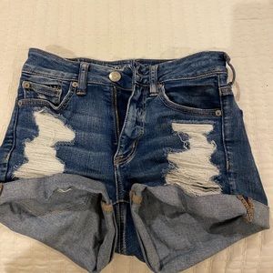 american eagle jean shorts